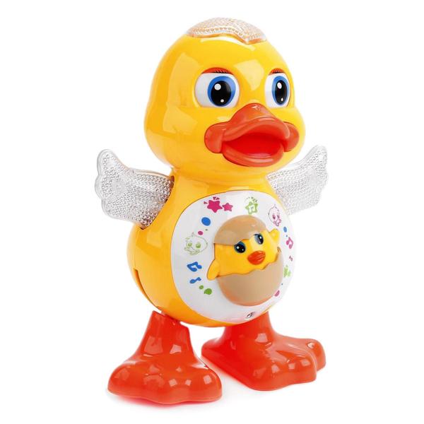 Imagem de Pato Dançarino Brinquedo Infantil Musical Som Luzes Didático