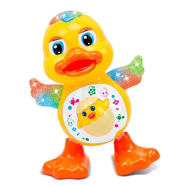 Imagem de Pato Dançarino Brinquedo Infantil Musical Som Luzes Didático