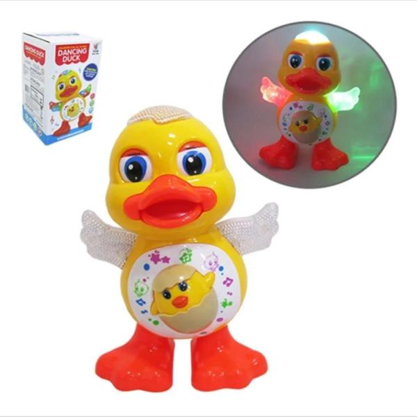 Imagem de Pato De Brinquedo Infantil Dançarino Luzes Movimento E Som