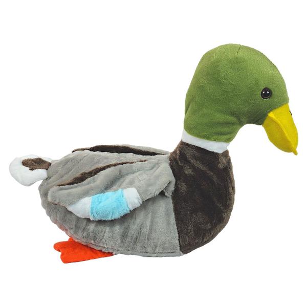 Imagem de Pato De Pelúcia Cabeça Verde 40Cms