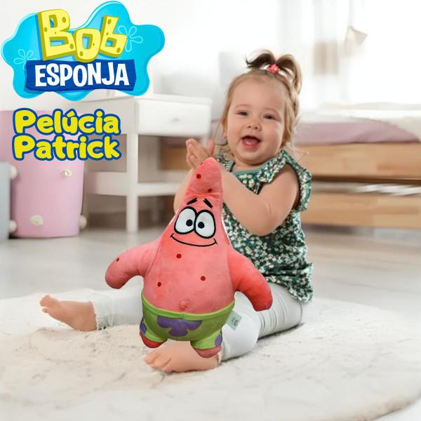 Imagem de Patrick De Pelúcia Original Infantil 30cm Ursinho De Pelúcia Em Poliéster Anti Alérgico Multikids