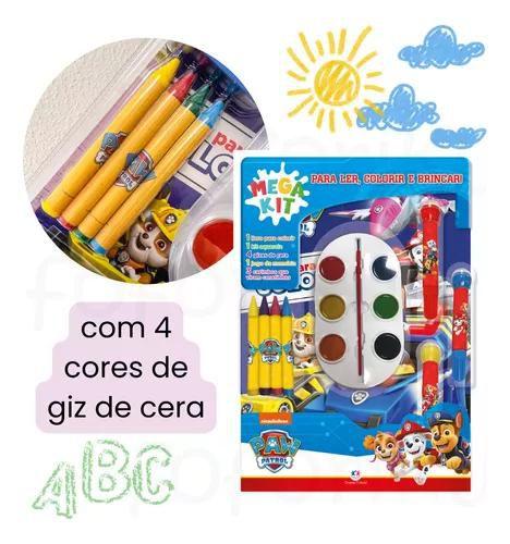 Imagem de Patrulha Canina Livro Colorir  Pintar Ler Brincar Carimbo Infantil