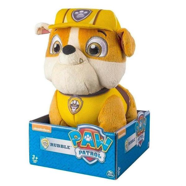Patrulha Canina - Pelúcia Rubble 30cm - 1345 Sunny - Sunny Brinquedos Imagem de Patrulha Canina - Pelúcia Rubble 30cm - 1345 Sunny