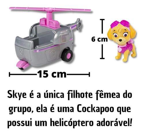 Imagem de Patrulha Canina - Veiculo Skye, 2719 Cor Cinza E Rosa