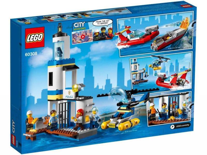 Imagem de Patrulha Costeira Combate Ao Fogo City - LEGO 60308