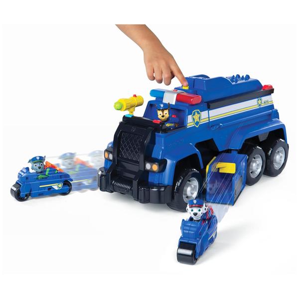 Imagem de Paw Patrol, Chase's 5-in-1 Ultimate Cruiser with Lights and Sounds, para crianças de 3 anos ou mais