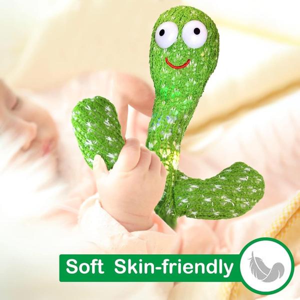 Imagem de Pbooo de brinquedo Dancing Talking Cactus com volume ajustável