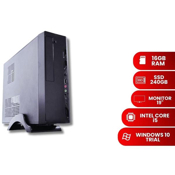 Imagem de Pc Completo Premium Intel i5,16GB RAM, Monitor HD, SSD 240GB