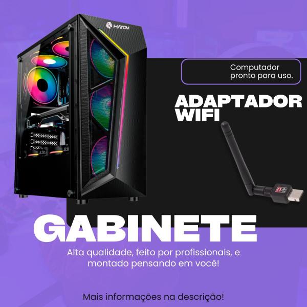 Imagem de Pc Computador Gamer Processador Intel Core I5 3,20GHz SSD 480gb Memória RAM 8gb Fonte 200W Windows 10