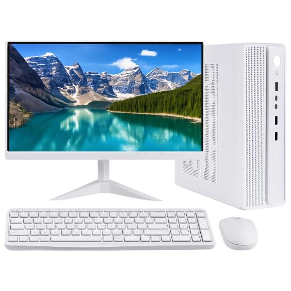 Pc Computador Slim Intel I7 16gb Ssd 480gb Monitor 19 Branco - Mrp Informatica