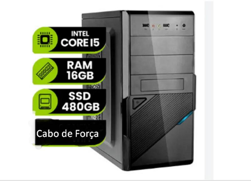 Imagem de Pc Cpu Computador Intel Core I5 6º Geração + 16 gb Ddr4 + Ssd 480 gb -Windows 10 Pro