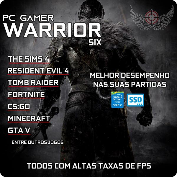 Imagem de Pc Cpu Gamer Barato Desktop i5 turbo boost 3.20Ghz 8gb ram ssd 240gb placa de vídeo 4gb