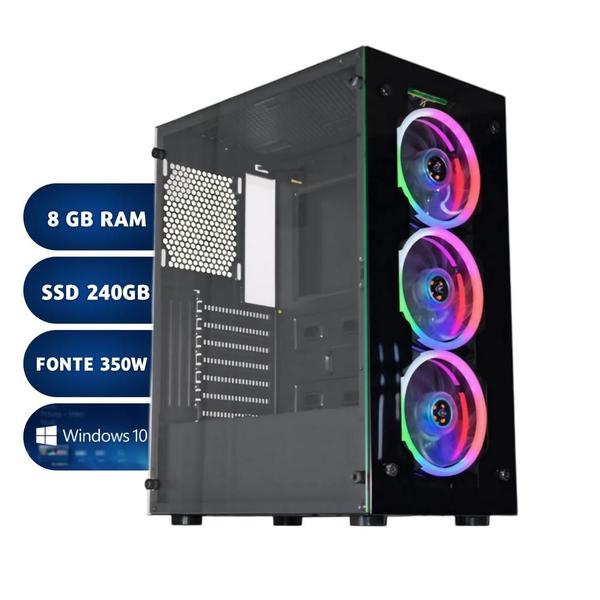 Imagem de Pc Cpu I7 4765t 4a Geração + Placa H81 1150 + 8 gb Ram + Ssd 240gb + Fonte 500W + WI-FI