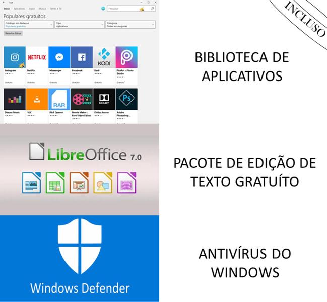 Imagem de PC Desktop CPU Officer Intel Core i5 RAM 4GB SSD 120GB - Windows 10 - ADVANCEDTECH