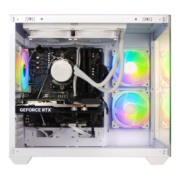 Imagem de Pc gamer amd ryzen 5 5500 16gb 3200mhz (rtx 3050 6gb) ssd 240gb, 600w 80 plus, neologic aquarium - nli86778