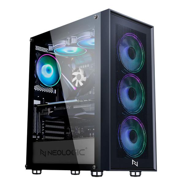 Pc gamer amd ryzen 7 5700x3d 16gb 3200mhz (rx 6600 8gb) ssd 480gb, 500w 80 plus, water cooler 240mm, neologic - nli87372 Imagem de Pc gamer amd ryzen 7 5700x3d 16gb 3200mhz (rx 6600 8gb) ssd 480gb, 500w 80 plus, water cooler 240mm, neologic - nli87372