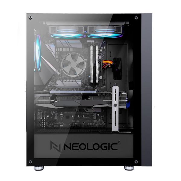Pc gamer amd ryzen 7 5700x3d 16gb 3200mhz (rx 6600 8gb) ssd 480gb, 500w 80 plus, water cooler 240mm, neologic - nli87372 Imagem de Pc gamer amd ryzen 7 5700x3d 16gb 3200mhz (rx 6600 8gb) ssd 480gb, 500w 80 plus, water cooler 240mm, neologic - nli87372
