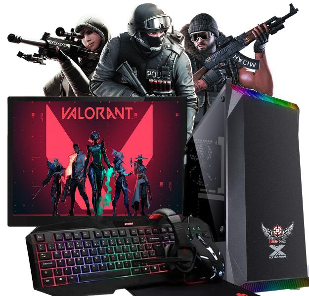 Pc gamer completo Barato Desktop Cpu i5 16gb Ram Ssd 240gb placa de vídeo 2gb + monitor + combo game - Redseek