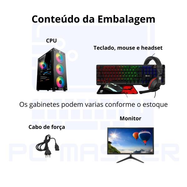 PC Gamer Completo Core i7 4ª Geração 16gb 240gb ssd sata Monitor de 19" - PC Master - PC Master Imagem de PC Gamer Completo Core i7 4ª Geração 16gb 240gb ssd sata Monitor de 19" - PC Master