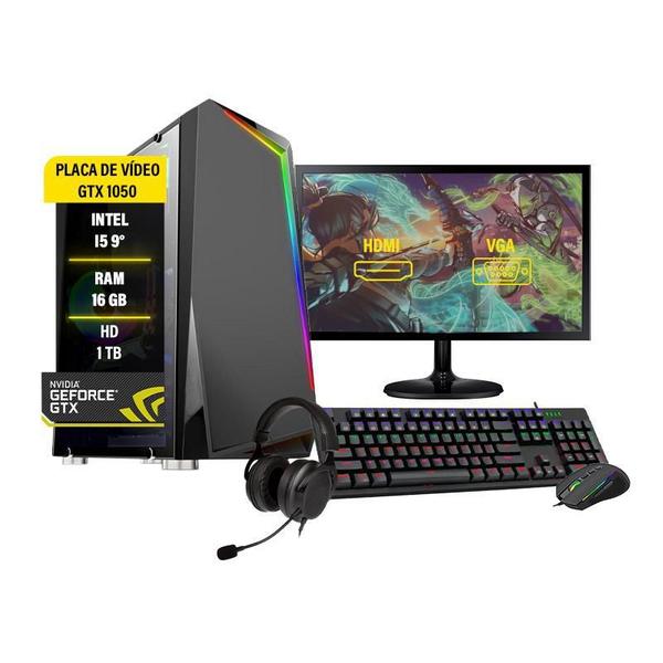 Pc Gamer Completo I5 9º Gtx 1050 Memória 16Gb Hd 1Tb Ssd - Amorim Shop Imagem de Pc Gamer Completo I5 9º Gtx 1050 Memória 16Gb Hd 1Tb Ssd
