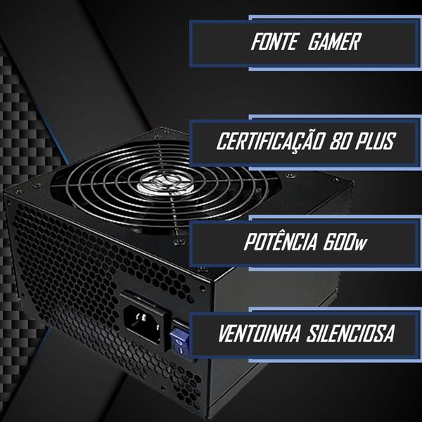 Imagem de PC Gamer Completo Intel Core i5 12 Geração RTX 4060 8GB RAM DDR4 16GB SSD 960GB - ADVANCEDTECH