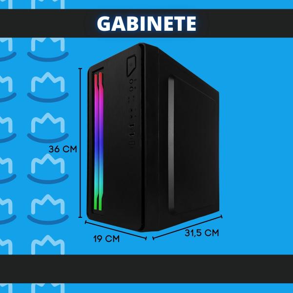 Imagem de Pc Gamer Completo Intel I5 16gb Ssd 240gb Com Placa De Vídeo