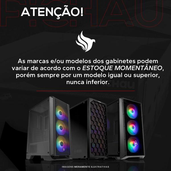 Imagem de PC Gamer Completo Mancer, AMD RYZEN 5, 16GB DDR4, SSD 480GB, Fonte 500W 80 Plus