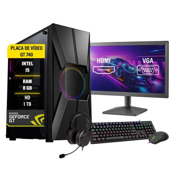 Imagem de Pc Gamer Completo Maximus I5 GT 740 8GB Hd 1Tb