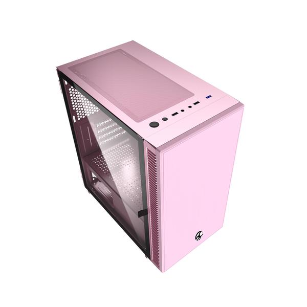 Imagem de PC Gamer Completo Rosa Ryzen 5 5500 16 GB 480 GB RTX 3060 12GB + Monitor Rosa + Kit Gamer Rosa - Option Soluções