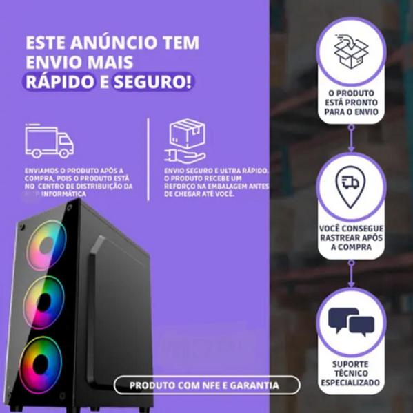 Imagem de Pc Gamer Computador Cpu Intel I5 Hd 1tb Seagate Memoria Ram 16gb 500W - MJB Informática