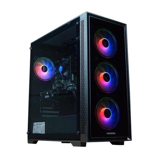 PC Gamer Concórdia Intel Core i7-10700F, 16GB RAM, RTX 3060, SSD 500GB, Linux, Preto - 46613 - Concordia