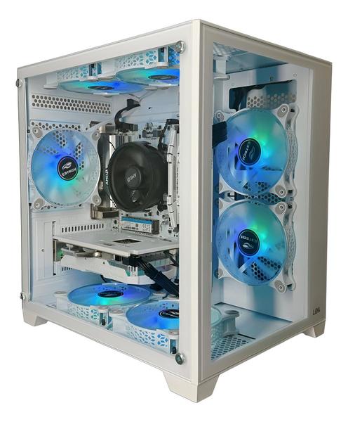 Pc Gamer Full White Ryzen 7 5700x B550M 32gb DDR4 SSD Nvme 1Tb