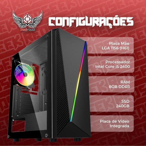 Imagem de Pc Gamer Intel Core I7 3.4Ghz Desktop Barato Com Wifi+Jogos