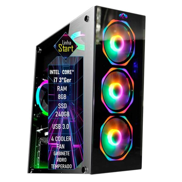 PC Gamer Intel Core i7 3 Geração RAM 8GB SSD 240GB - ADVANCEDTECH Imagem de PC Gamer Intel Core i7 3 Geração RAM 8GB SSD 240GB - ADVANCEDTECH