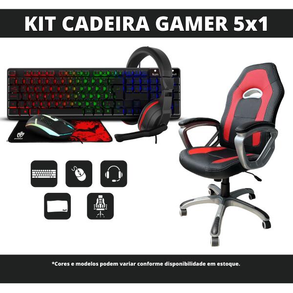 Imagem de Pc Gamer Intel I5 16gb Ssd 120gb Placa De Video de 2gb Kit Monitor Cadeira