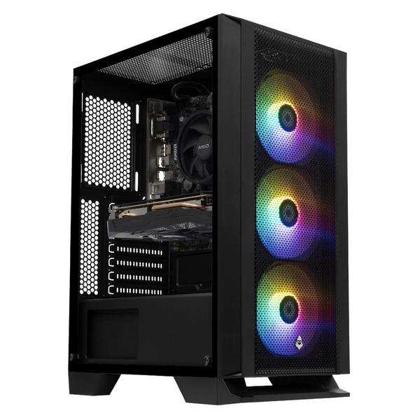 Imagem de PC Gamer Mancer, AMD Ryzen 5 5500, GTX 1660 SUPER 6GB, 16GB DDR4, SSD 480GB, Fonte 500W 80 Plus