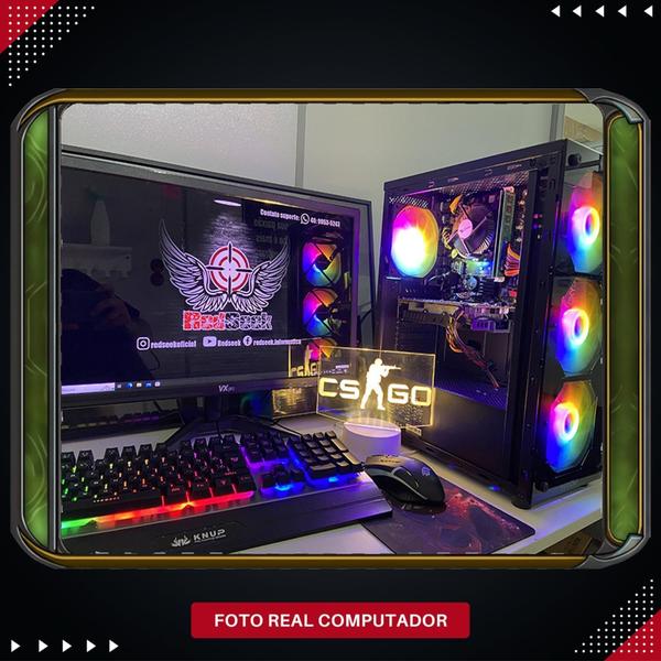 Imagem de Pc Gamer Medusa - Intel i7 16Gb SSD 480Gb 21 Led