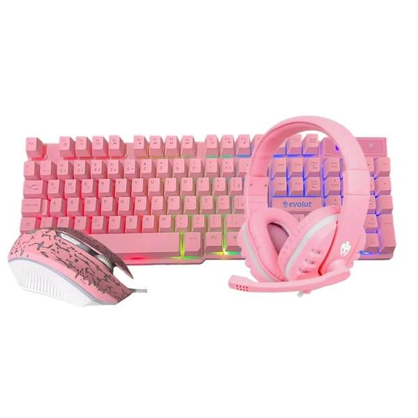 PC Gamer Rosa Completo Intel Core I5 10400F 16 GB 480 GB RTX 3060 12GB + Monitor Rosa + kit Gamer Rosa - Option Soluções Imagem de PC Gamer Rosa Completo Intel Core I5 10400F 16 GB 480 GB RTX 3060 12GB + Monitor Rosa + kit Gamer Rosa