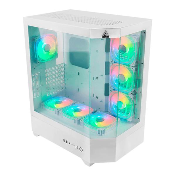 Imagem de Pc Gamer Ryzen 5 5500, 16Gb 3200Mhz, (Rtx 4060 8Gb), B550M, Ssd 480Gb M.2, 600W 80 Plus, Water Cooler White 240Mm - Nli88052