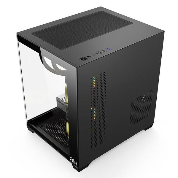 Imagem de PC Gamer Skill Aquarium, AMD Ryzen 5 5600GT, 16GB 3200MHz, Geforce RTX 4060 8GB, SSD 1TB M.2, Fonte 600W 80 Plus, Preto SKA028