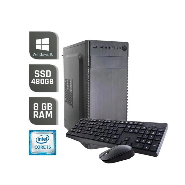 Imagem de PC Home Office Intel Core i5 3.60GHz / Memória 8Gb DDR3 / SSD 480Gb