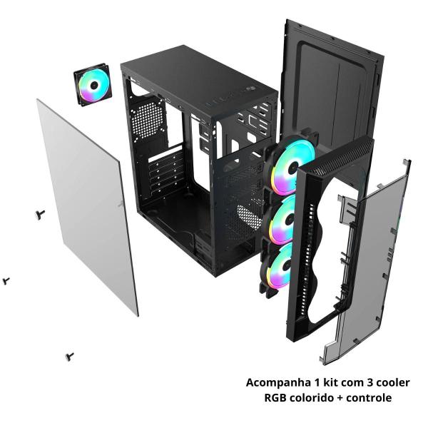 Imagem de Pc  Intel I5 Decima Geracao 16 Gb Ddr4  Ssd480  Fonte 500w Gab Gamer