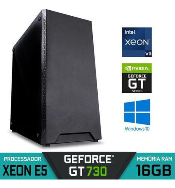 Imagem de Pc Workstation Gráfico Intel XEON Octacore V3, RAM 16GB DDR4, GeForce GT 730, SSD 500GB