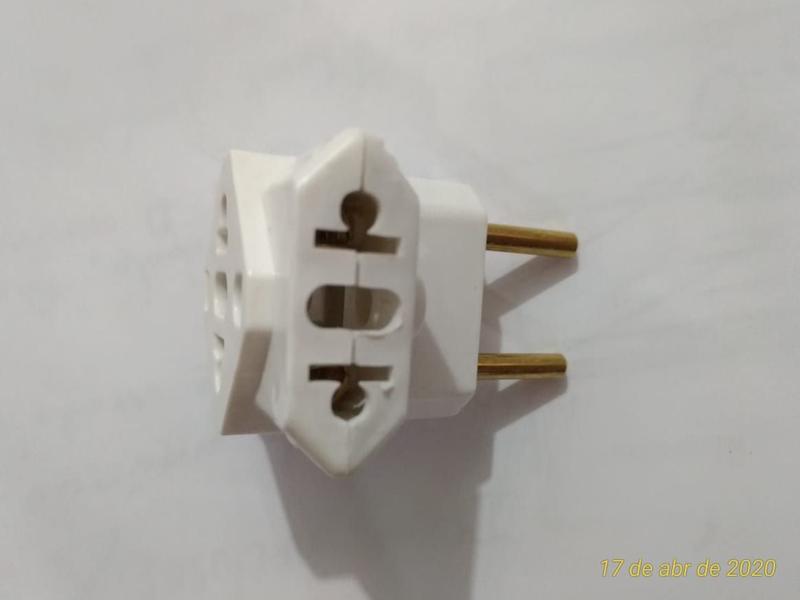 Imagem de Pct 10 Pino Adaptador Universal Benjamin Tê Reforçado 10 20a