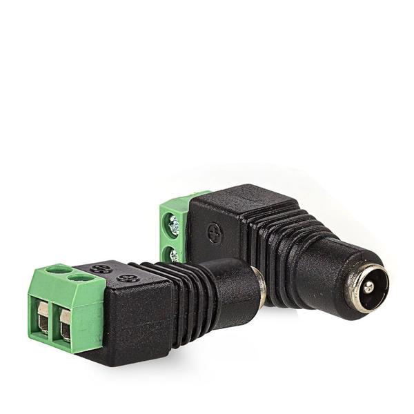 Imagem de Pct 20 Conector CFTV P4 Fêmea Para Cabo Câmera Plug Borne