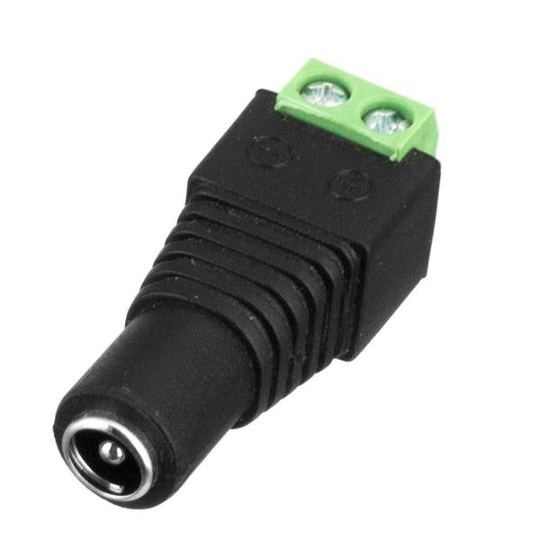 Imagem de Pct 50 Conector CFTV P4 Fêmea Para Cabo Câmera Plug Borne