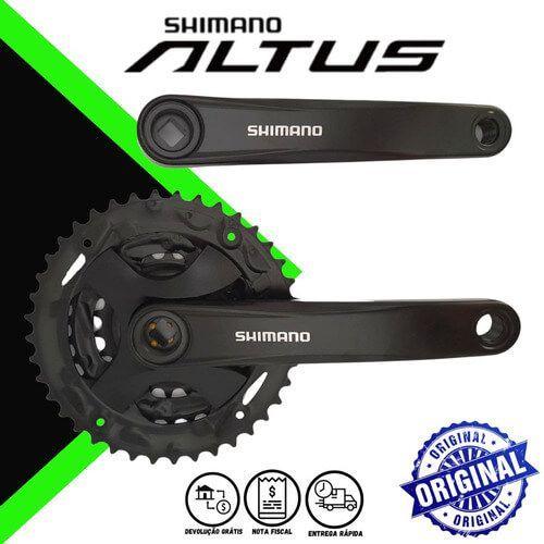 Imagem de Pe De Vela shimano altus fc-mt101 40/30/22d 175mm - 3x9v