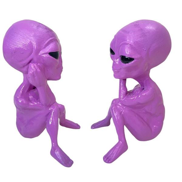 Imagem de Peça Colecionável E.t Alienígena Escultura Pequena