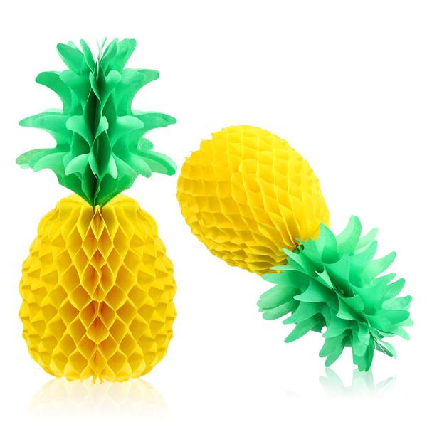 Imagem de Peças centrais Decoration Blulu Pineapple Honeycomb x10 - 35cm