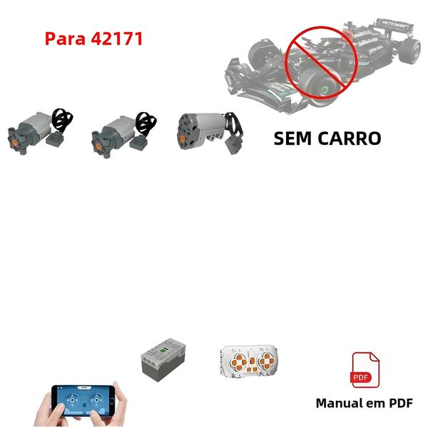 Imagem de Peças Técnicas Do Motor Da Função De Potência Do Carro Do Controle Do Aplicativo RC 42171 F1 W14 E